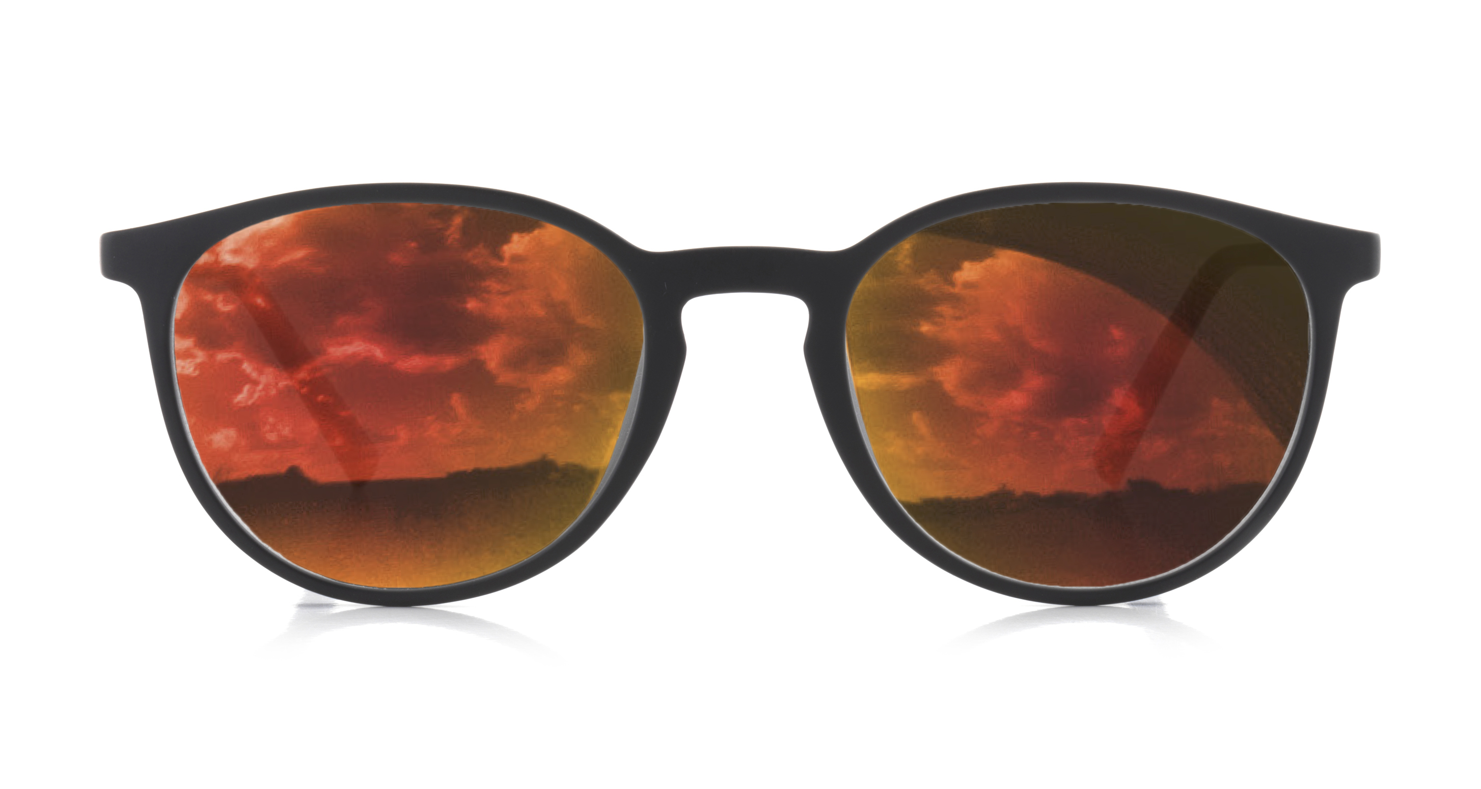 Spiegelfarben Sonnenbrillengläser